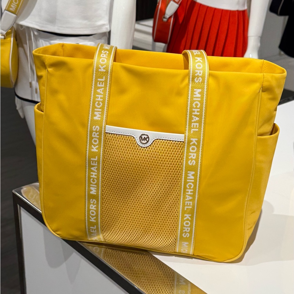 Michael Kors Yellow Tote Bag